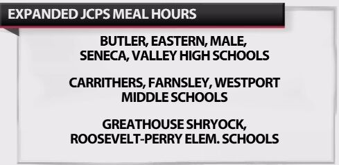Expanded JCPS meal pickup hours
